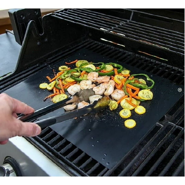 Reusable Make Grilling Easy BBQ! BBQ GRILL MAT set of 2 sheets Non-stick Reusable Make Grilling Easy BBQ! BBQ GRILL MAT set of 2 sheets Non-stick